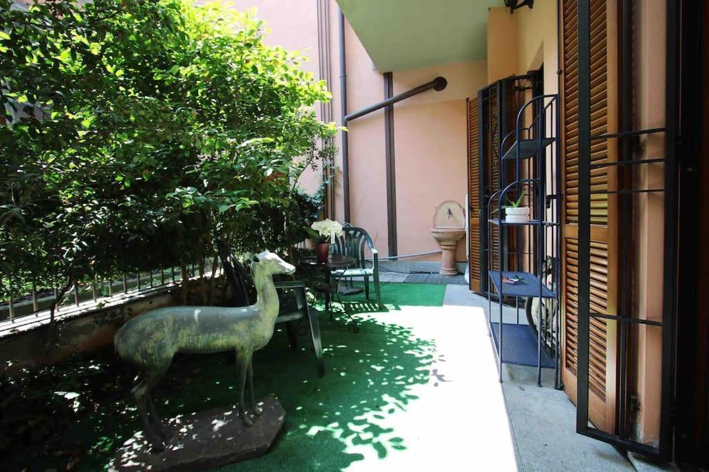 מילאנו Appartamento Con Giardino Vicino A San Siro מראה חיצוני תמונה