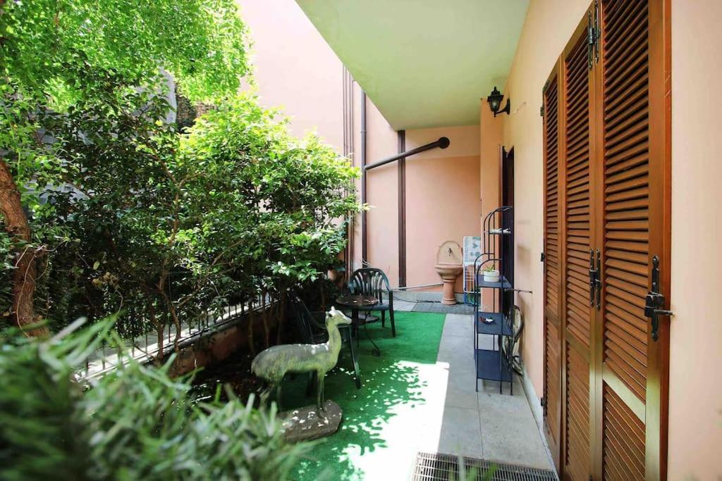מילאנו Appartamento Con Giardino Vicino A San Siro מראה חיצוני תמונה